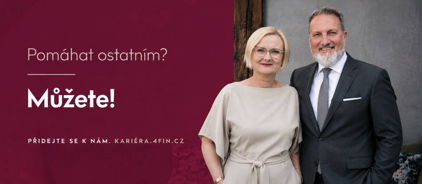 Pomáhat ostatním? Můžete! Přidejte se k nám. Kariéra 4fin.