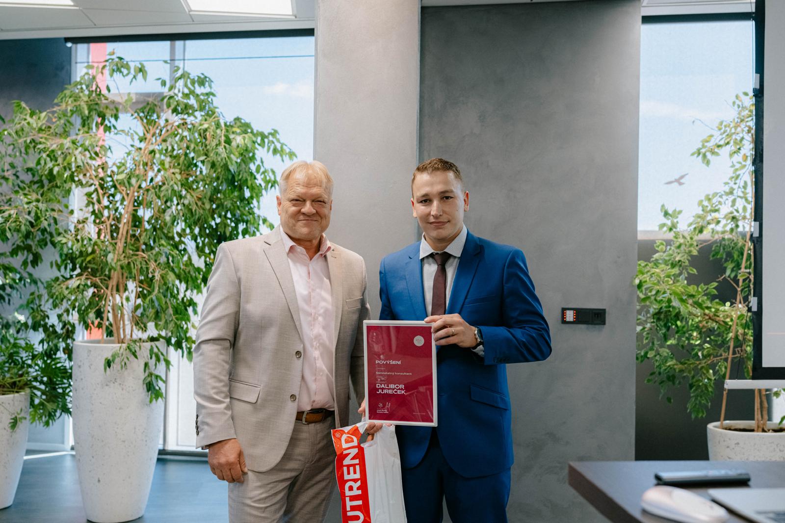 Předávání ocenění — Porada ZŘ – Olomouc